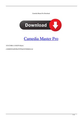 camedia master software free download